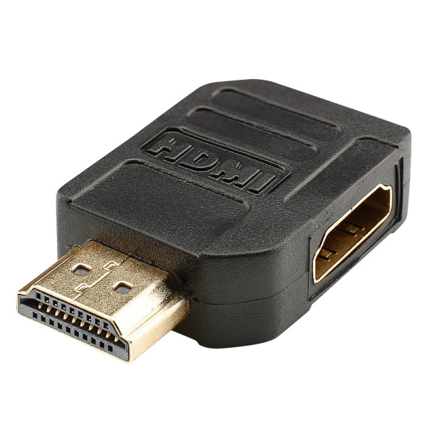HICON CONNECTORS Adapter HDMI male HDMI female 90°