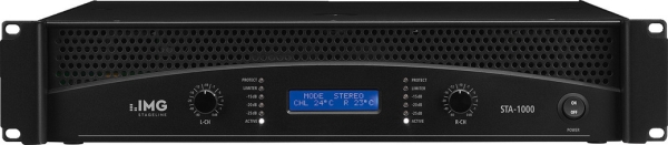 STA-1000 Professioneller Stereo-PA-Verstärker mit integrierter Frequenzweiche und Limiter