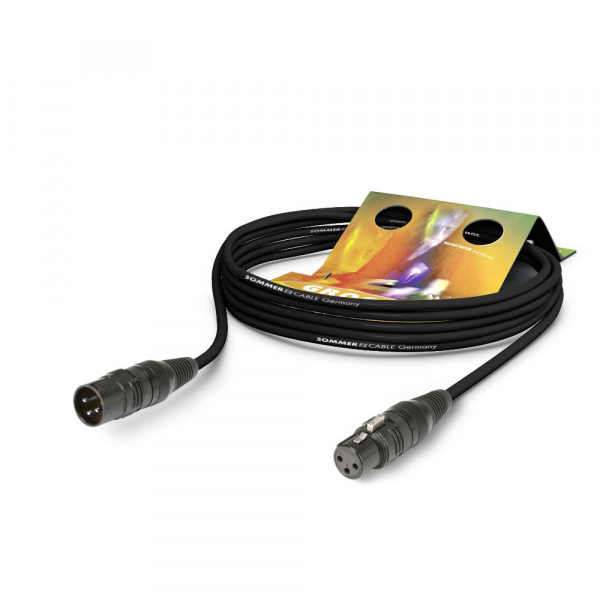 Mikrofonkabel Stage 22 Highflex, 2 x 0,22 mm² | XLR / XLR, HICON - 3 Meter Länge
