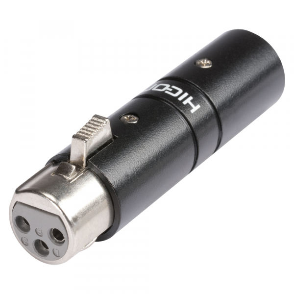HICON CONNECTORS HICON-Adapter XLR f > XLR m 3-pol