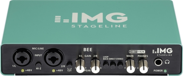 IMG Stage Line BEE 2-Kanal-USB-Recording-Interface