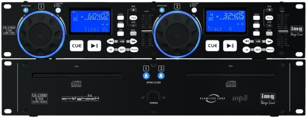 IMG Stage Line CD-230DJ DJ-Dual-CD- und MP3-Spieler
