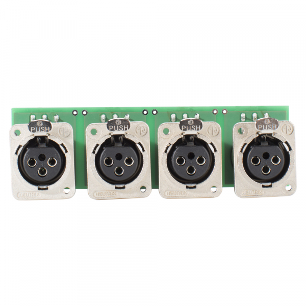 HICON HIFI&HOME Steckverbindermodul Klemmanschl. 4xXLR f