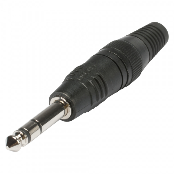 HICON CONNECTORS HICON Klinkenstecker 6,3mm stereo schw.