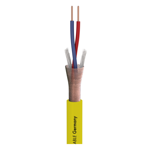 Sommer cable SC-STAGE Mikrofonkabel, 2x0,22mm², gelb