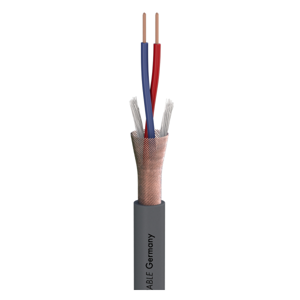 Sommer cable SC-STAGE Mikrofonkabel, 2x0,22mm², grau