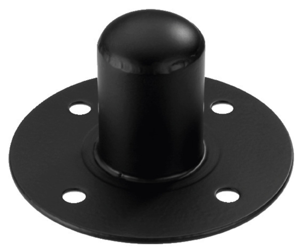 Stativeinsatz EBH-61 schwarz, Stahlausführung, für kleinere Lautsprecherboxen geeignet