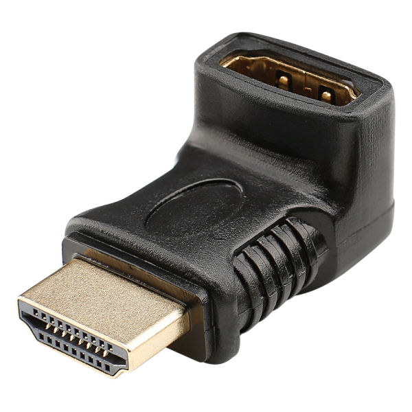 HICON CONNECTORS Adapter HDMI female HDMI male 90°