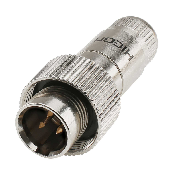 HICON CONNECTORS HICON-Mini-XLR Kabel-Stecker 3-pol IP67
