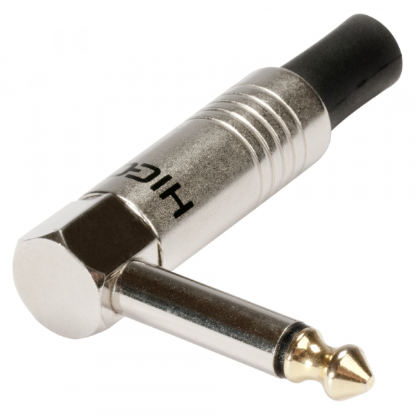 HICON CONNECTORS HICON-Klinkenstecker 6,3 mono 90° abgew.