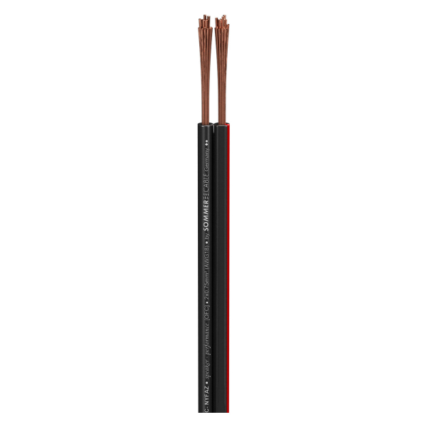 Sommer cable SC-NYFAZ Speakerkabel 2x0,75 qmm,schwarz