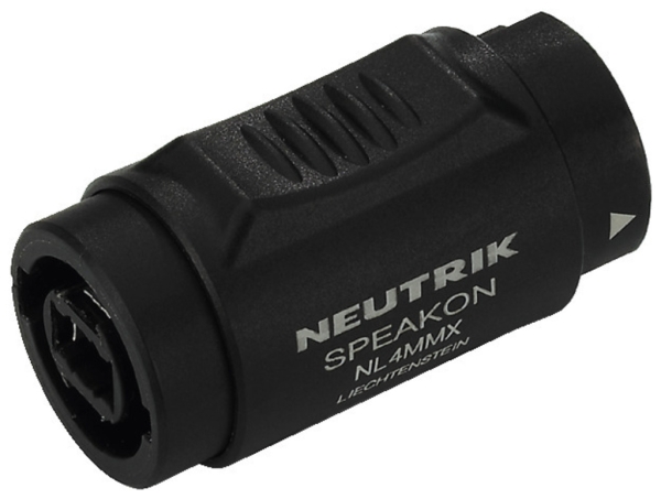 Neutrik NL4MMX Adapter Speakon 2/4-Pol auf Speakon 2/4-Pol