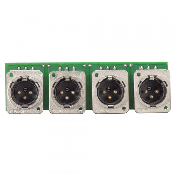 HICON HIFI&HOME Steckverbindermodul Klemmanschl. 4xXLR m