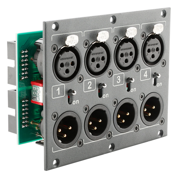 Sommer cable SYSBOXX-Modul 2HE 3BE 4CH XLR Board
