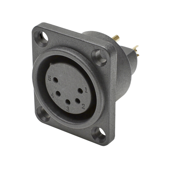 HICON CONNECTORS HICON-XLR Einbau MARLIN 5pol female sw