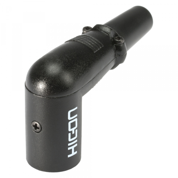 HICON CONNECTORS HICON-XLR Kabelstecker 3-pol schwarz 90°
