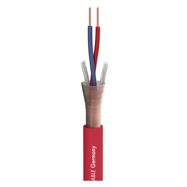 Sommer cable SC-STAGE Mikrofonkabel, 2x0,22mm², rt