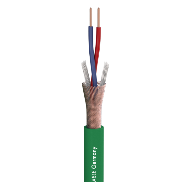 Sommer cable SC-STAGE Mikrofonkabel, 2x0,22mm², grün