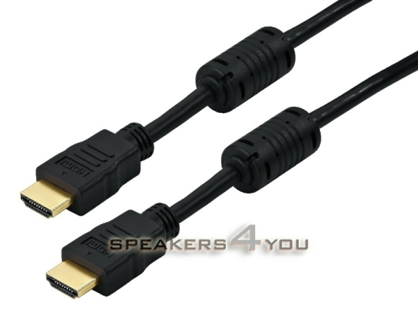 HDMI™-High-Speed-Verbindungskabel HDMC-100/SW, High Definition Multimedia Interface, Ethernet, Audiorückkanal, HDCP, Länge 1 Meter