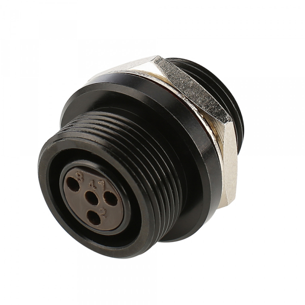 HICON CONNECTORS HICON-Mini-XLR Einbau-Buchse 4-pol IP67