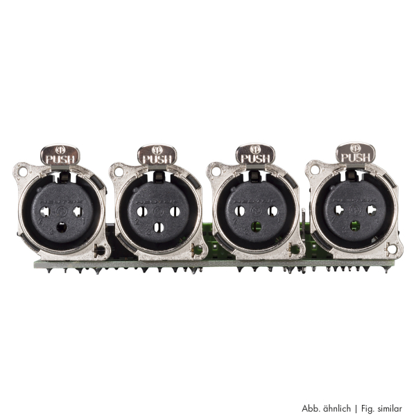 Sommer cable SYSBOXX-Modul 1HE 3BE 4xXLR female > LSA