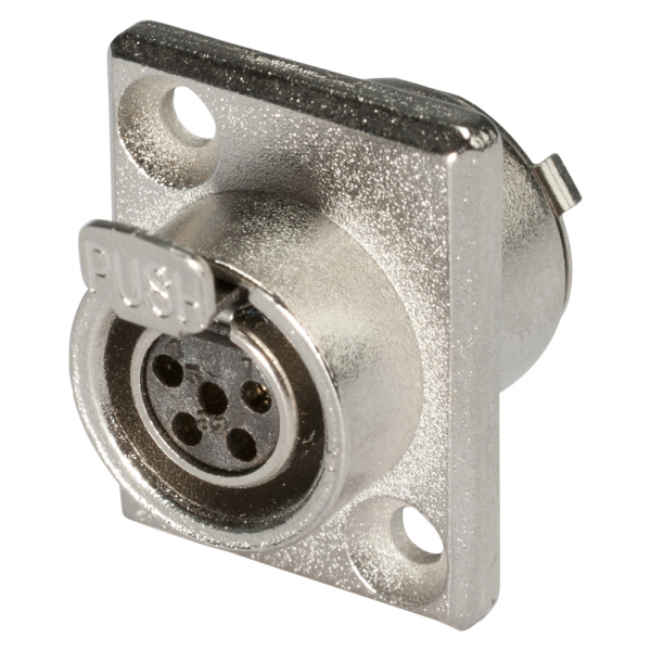 HICON CONNECTORS HICON-Mini-XLR Einbau-Buchse 5-pol