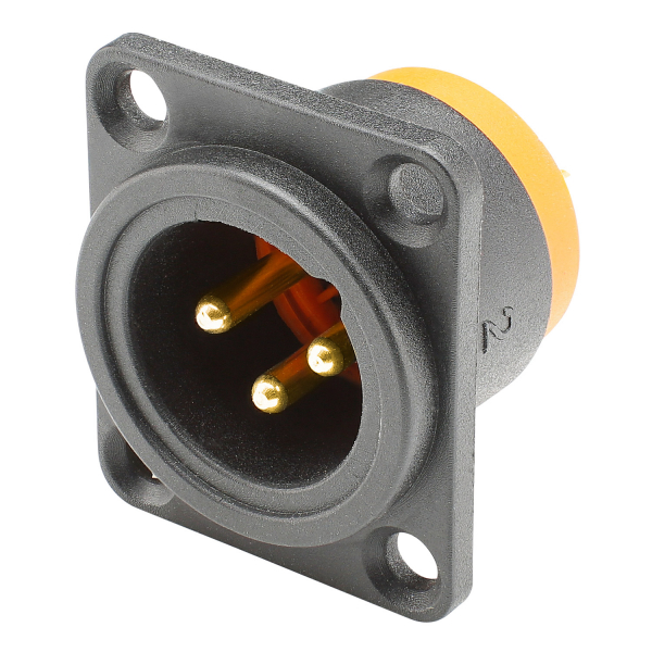HICON CONNECTORS HICON-XLR Einbau MARLIN 3pol male sw
