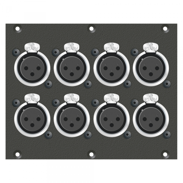 Sommer cable SYSBOXX-Modul 2HE 3BE 8xXLRf
