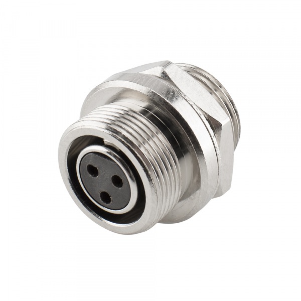 HICON CONNECTORS HICON-Mini-XLR Einbau-Buchse 3-pol IP67