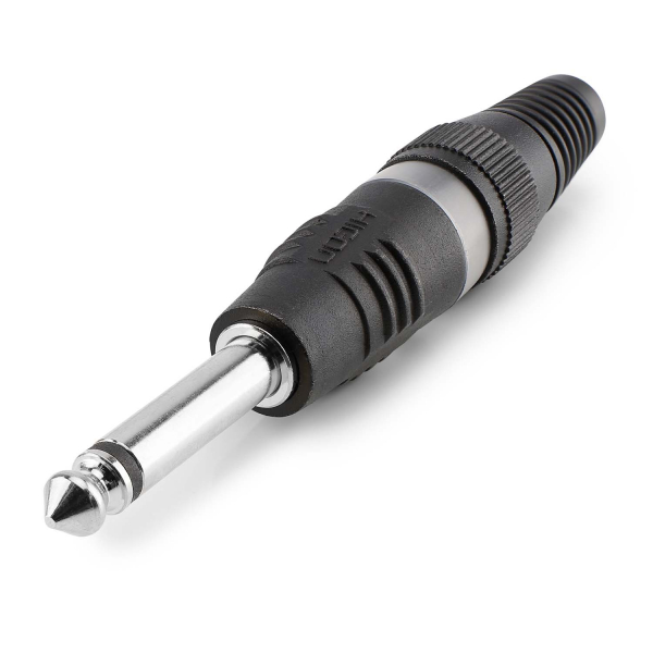 HICON CONNECTORS HICON Klinkenstecker 6,3mm mono black