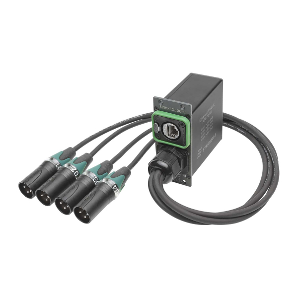 SYSBOXX Ethercon Spleiss AES/DMX Adapter XLR mal