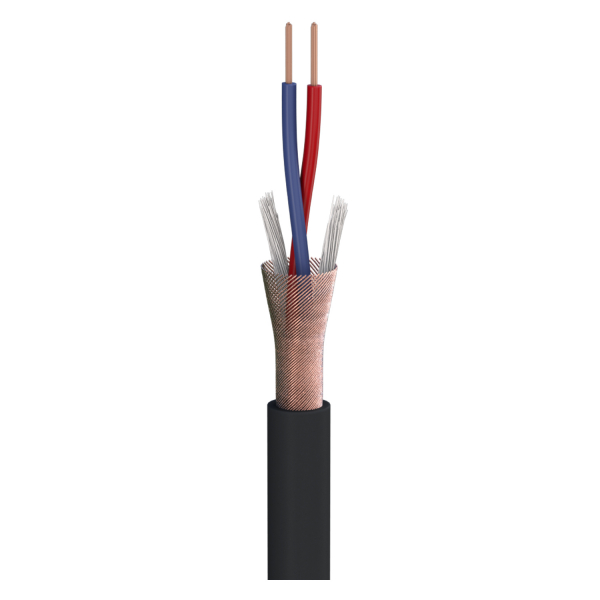 Sommer cable SC-STAGE Mikrofonkabel, 2x0,22mm², sw