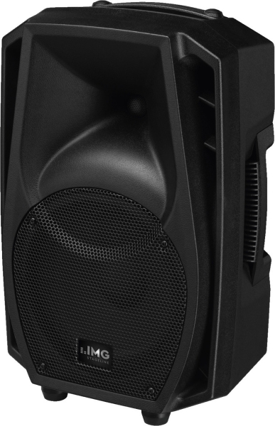 IMG Stage Line WAVE-08P Passive Fullrange-Lautsprecherbox, 200 W, 8 Ω - Front mit Bass und Hochtöner